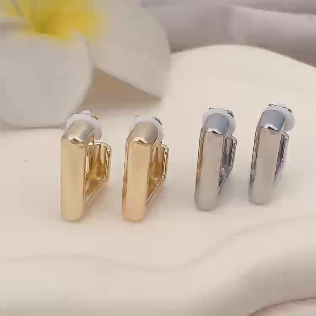 Women's Exquisite Copper No-Piercing Clip-On Earrings, Fashionable