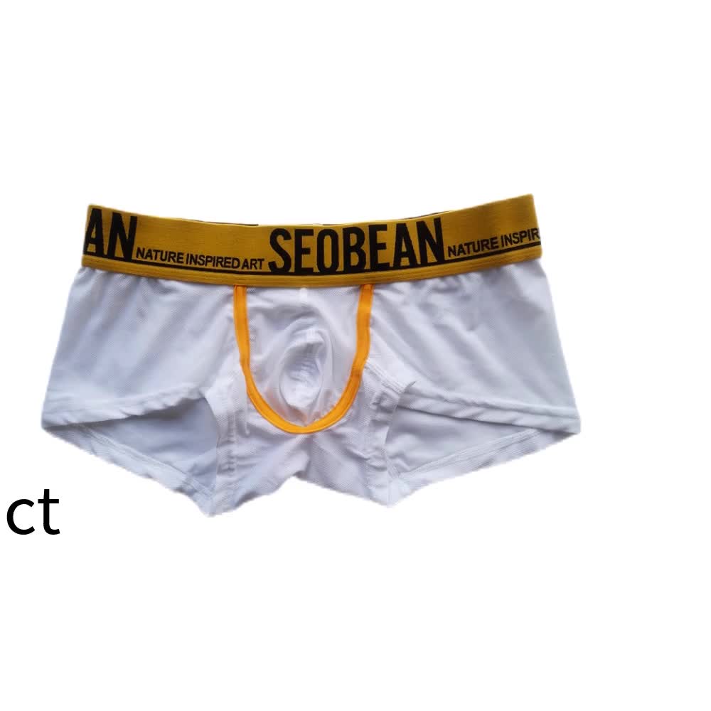 Men's Sexy Underwear Open Front U Convex Underpants - Temu