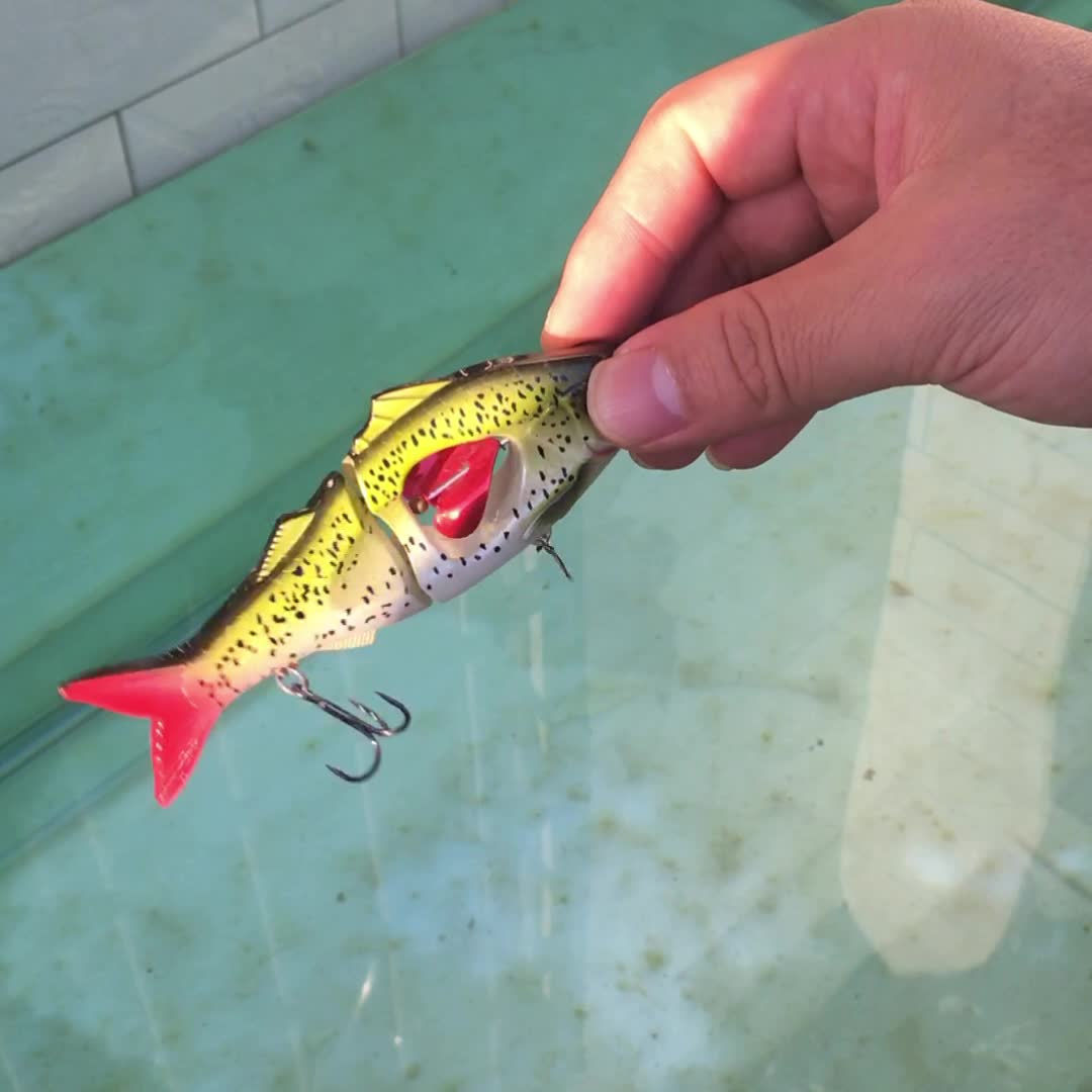 Multi-Jointed Swimbaits with Propeller for Bass Fishing - Long Cast, Slow  Sinking Freshwater Lures