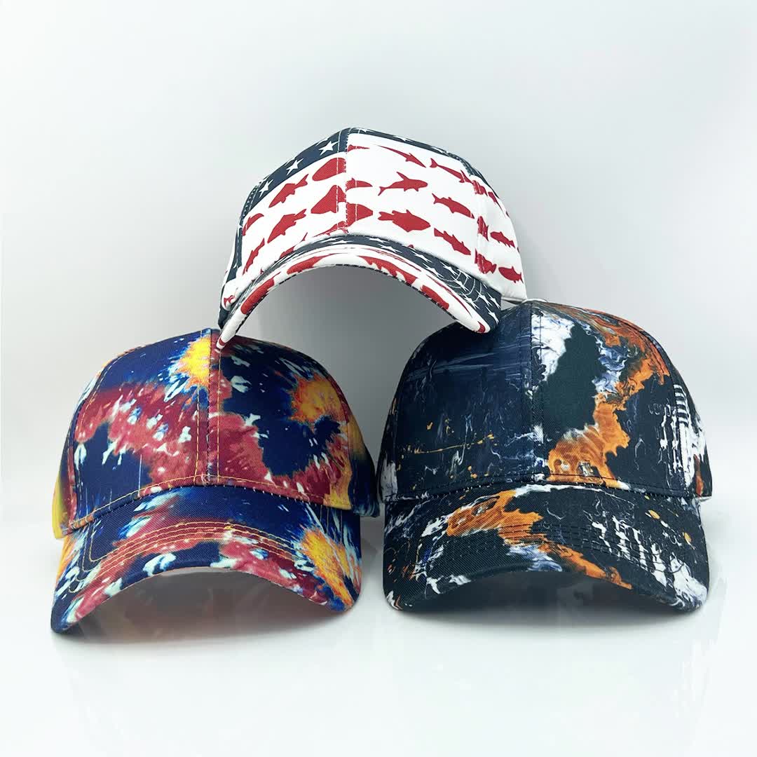 Unisex Personality Printed Baseball Cap Adjustable Sunshade Hat