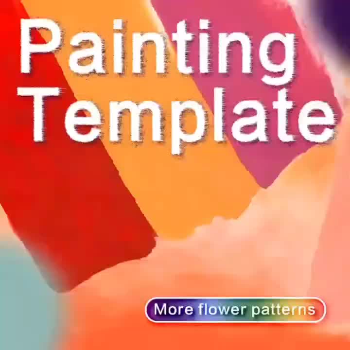 5pcs Large Capital Letter Stencil Templates for Crafting