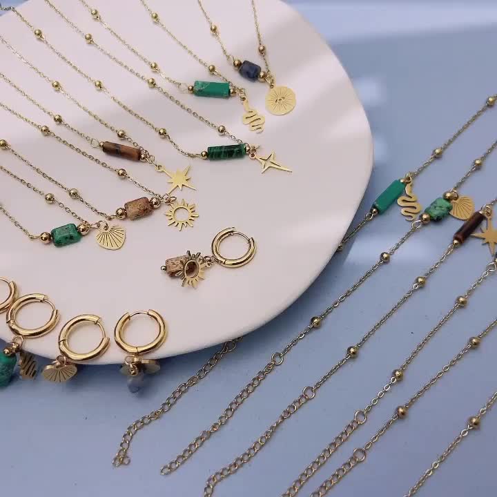 商品名】 ヴィンテージ ペンダント ネックレス 幾何学模様 ゴールデン