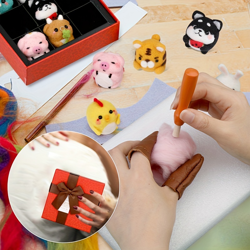 Wool Felt Mold Template Kits For Plush Toy Ears Eyes Nose - Temu