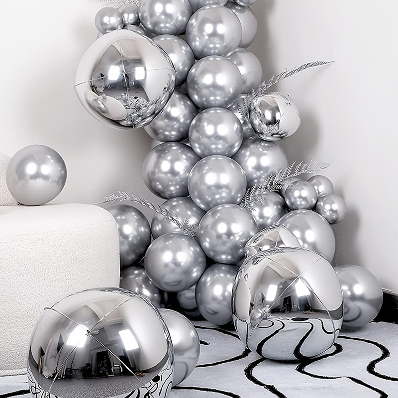 Sparkling Silver And Black Crepe Paper Streamers For Party - Temu Germany