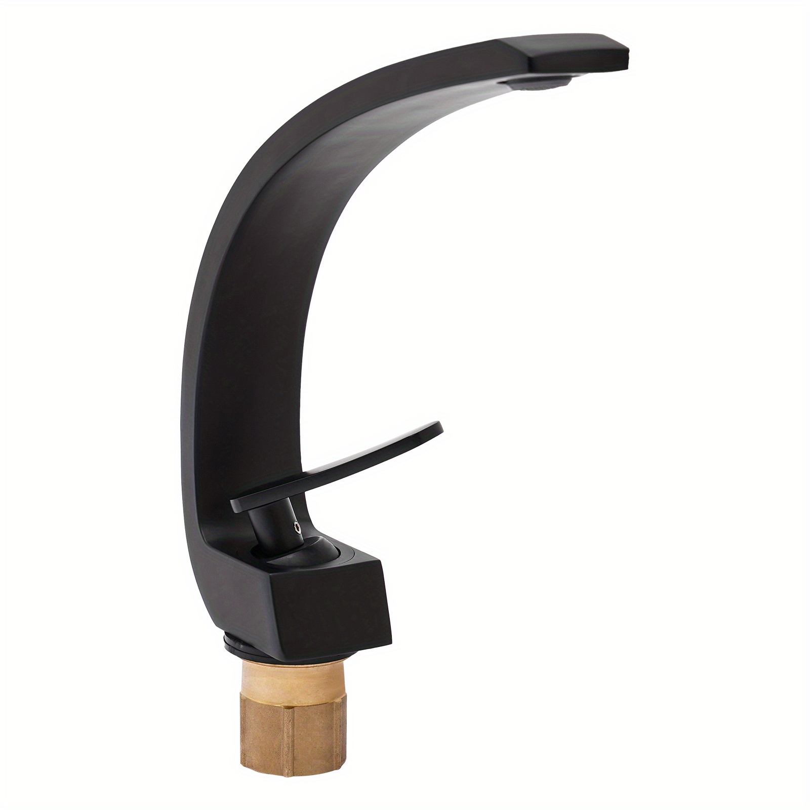 Faucet, High-quality, Decoration, Suitable For Private And Commercial Use In Kitchens, Bathrooms, Laundries, Restaurants, Offices, Hotels, Bars, Cafes, Etc, Brass, Black