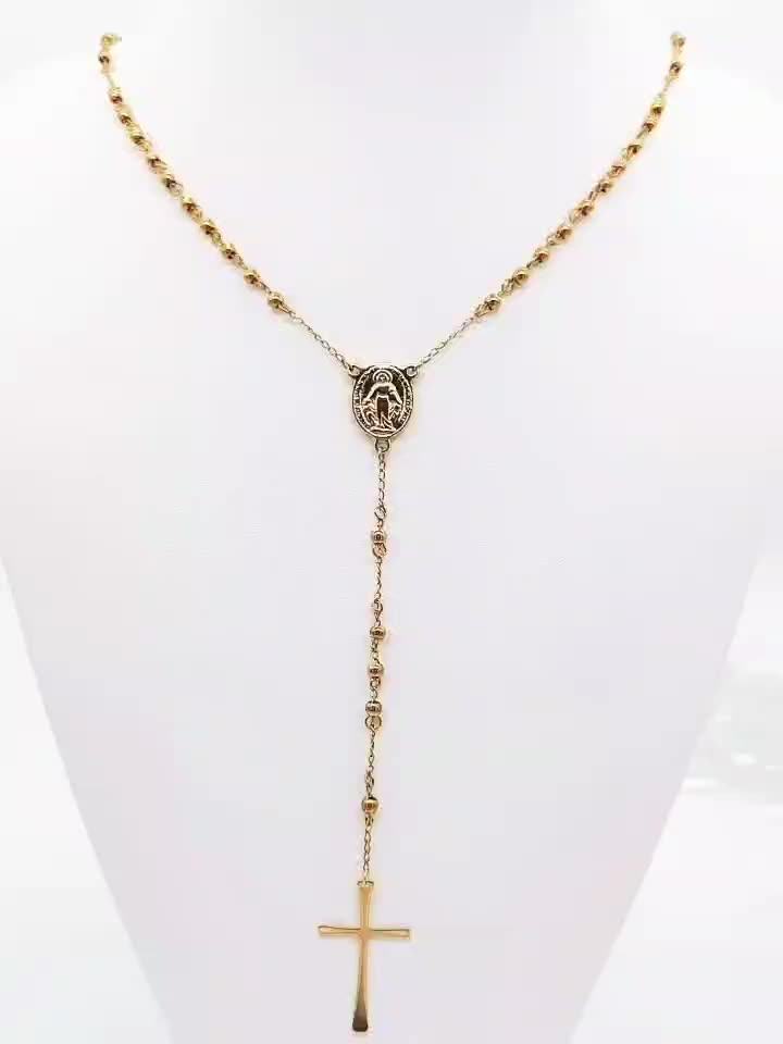 1pc Collar De Rosario Con Cierre De Cadena De Clavícula Del Mismo Estilo  Para Hombres Y Mujeres - Temu Mexico