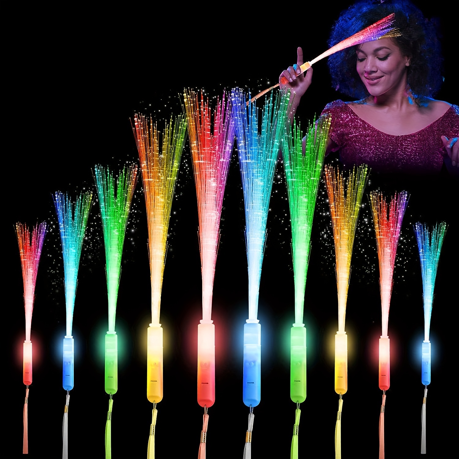 Snowflake Magic Wand Electric Fairy Bubble Stick Automatic Glowing