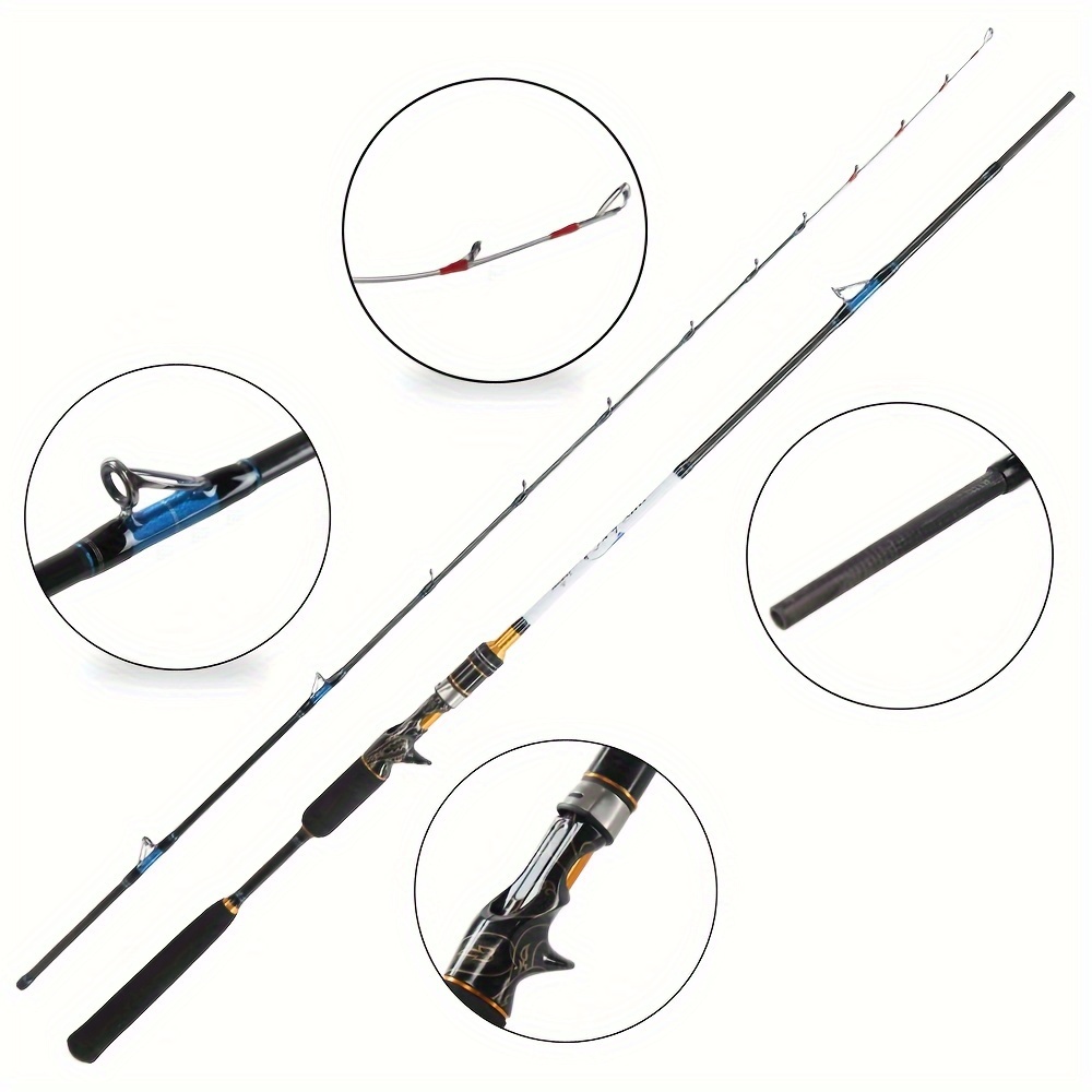 Telescopic Fishing Pole Reel Combo, 2PCS 5.74FT Collapsible Rods