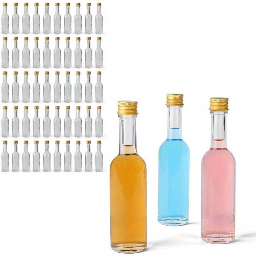 Flacon clair 30 ml + pipette rouge et blanche standard, bouteilles  TRANSPARENTES, Flacons à pipette, Verre