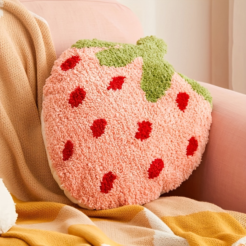 Cute Pink Strawberry Blanket, Strawberry Cottagecore Plush Blanket, Summer  Strawberry Blanket, Comfy Blanket, Cozy Blanket 