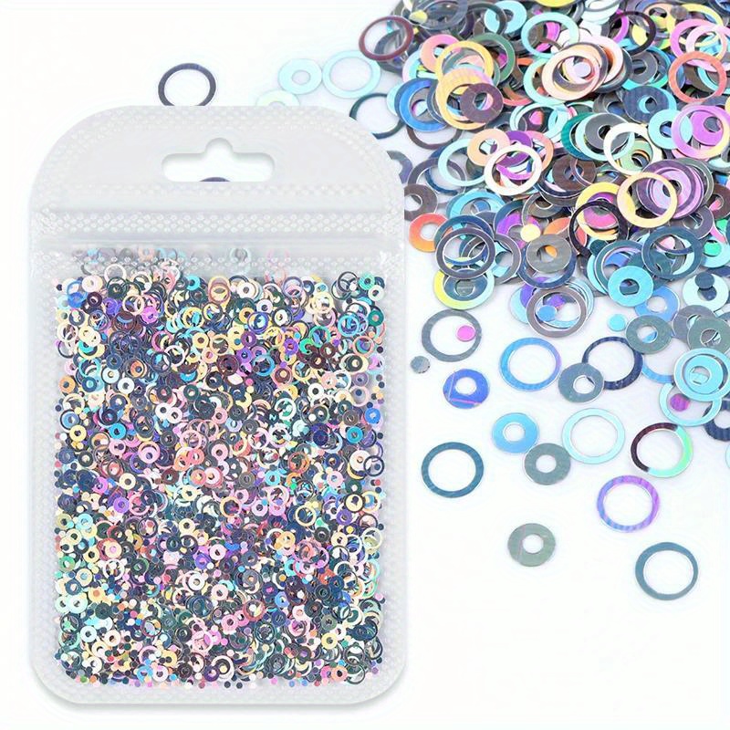 30g/bottle Crushed Glass Craft Glitter For Resin, Irregular