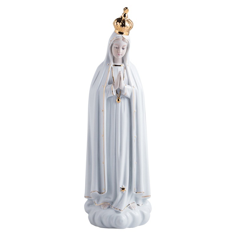 1 Stück 30 Cm Lourdes-Jungfrau-Maria-Statue, Katholische Gesegnete  Jungfrau-Mutter-Maria-Statue, Katholisches Geschenk, Kunstharz