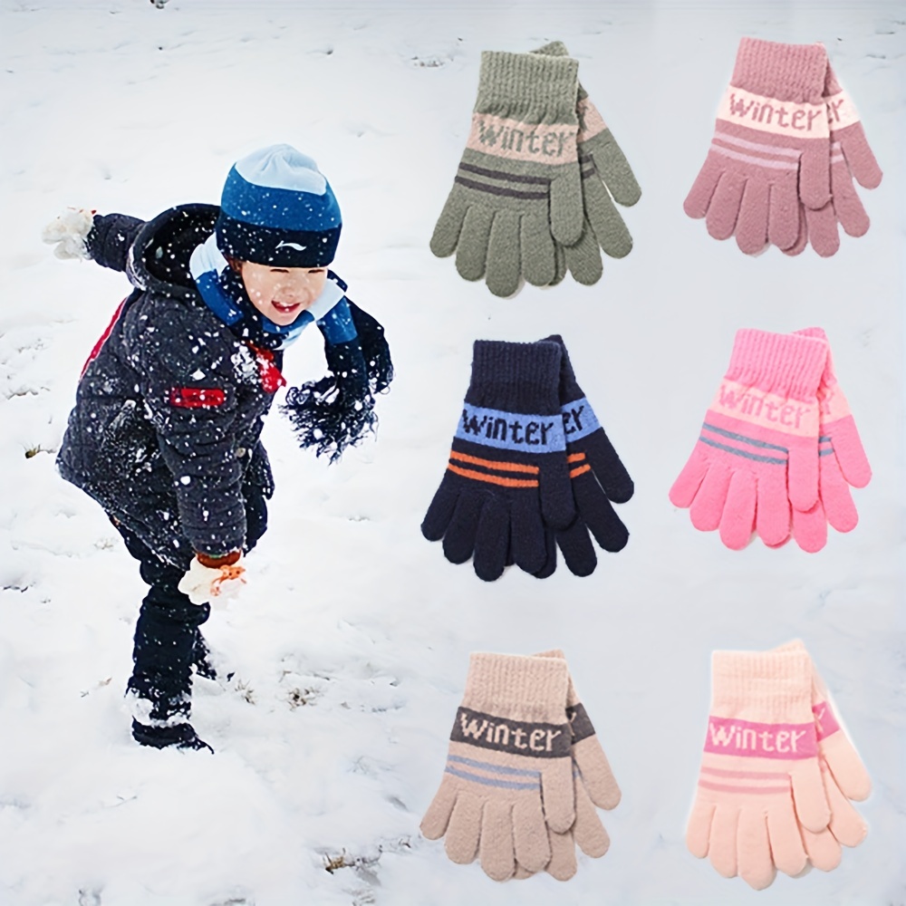 Vgo - 3 pares de guantes invernales de trabajo liviano cálidos,  impermeables y resistentes al frío (-15 ℃/-4 ℉ o más); guantes hechos de  cuero de