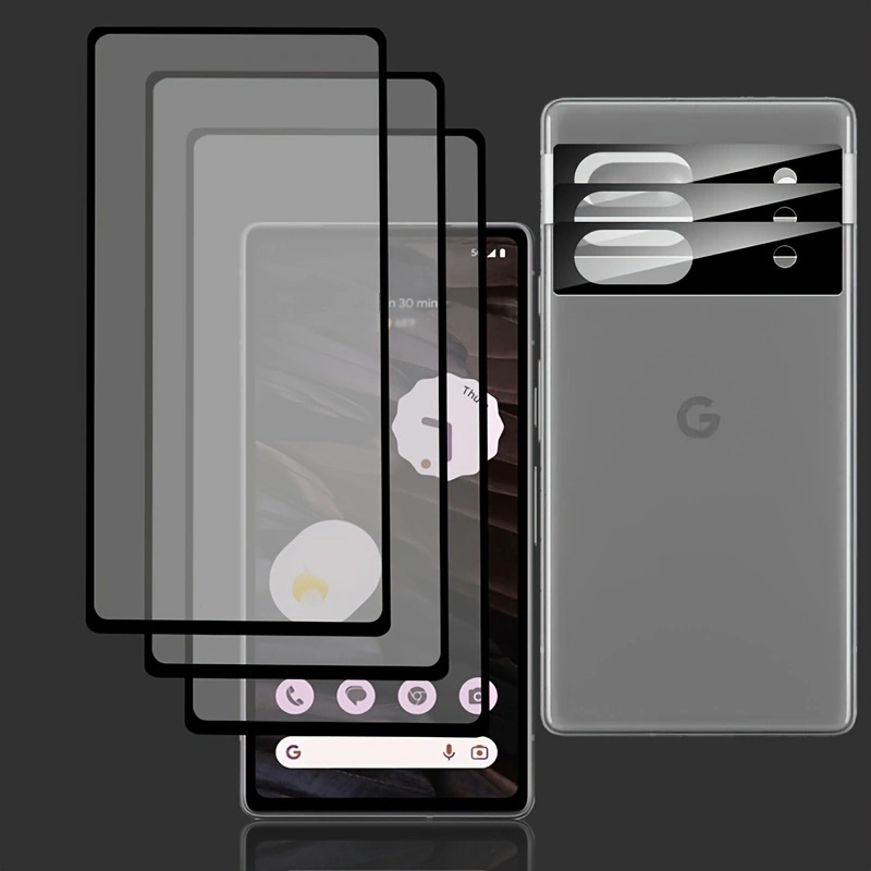 Paquete de 2 protectores de pantalla de privacidad para Google Pixel 7a,  [antiespía] [dureza 9H] [antiarañazos] [sin burbujas] protector de pantalla