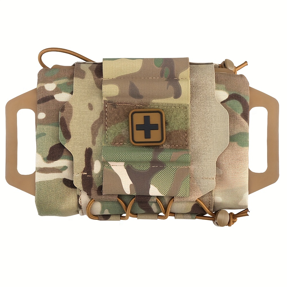 Kit de supervivencia de emergencia, kit táctico de primeros auxilios para  trauma militar, bolsa Molle EMT IFAK para equipo al aire libre, torniquete