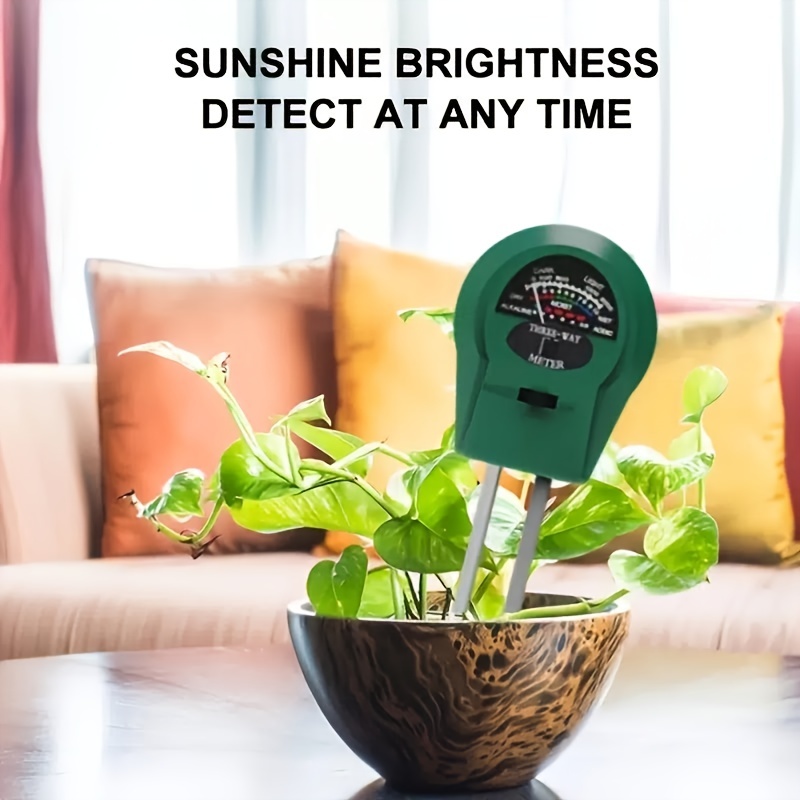 3-in-1 High-precision Soil Detector, Humidity Meter, Ph Value, Ph Value,  Flowers And Plants For Household Use - Temu