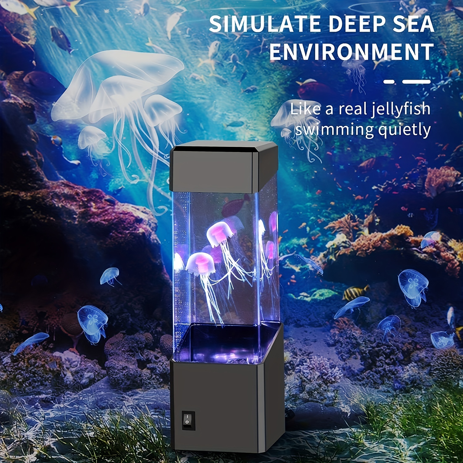 Jeu scientifique - Lampe Aquarium à méduses Microplanet : King