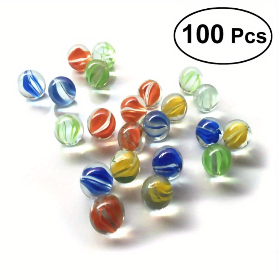40 PCS Glass Marbles for Kids, 35 Colorful Assorted Marbles and 5 Glow in  The Dark Marbles, Marble Games and Marble Run Accessories for Boys and