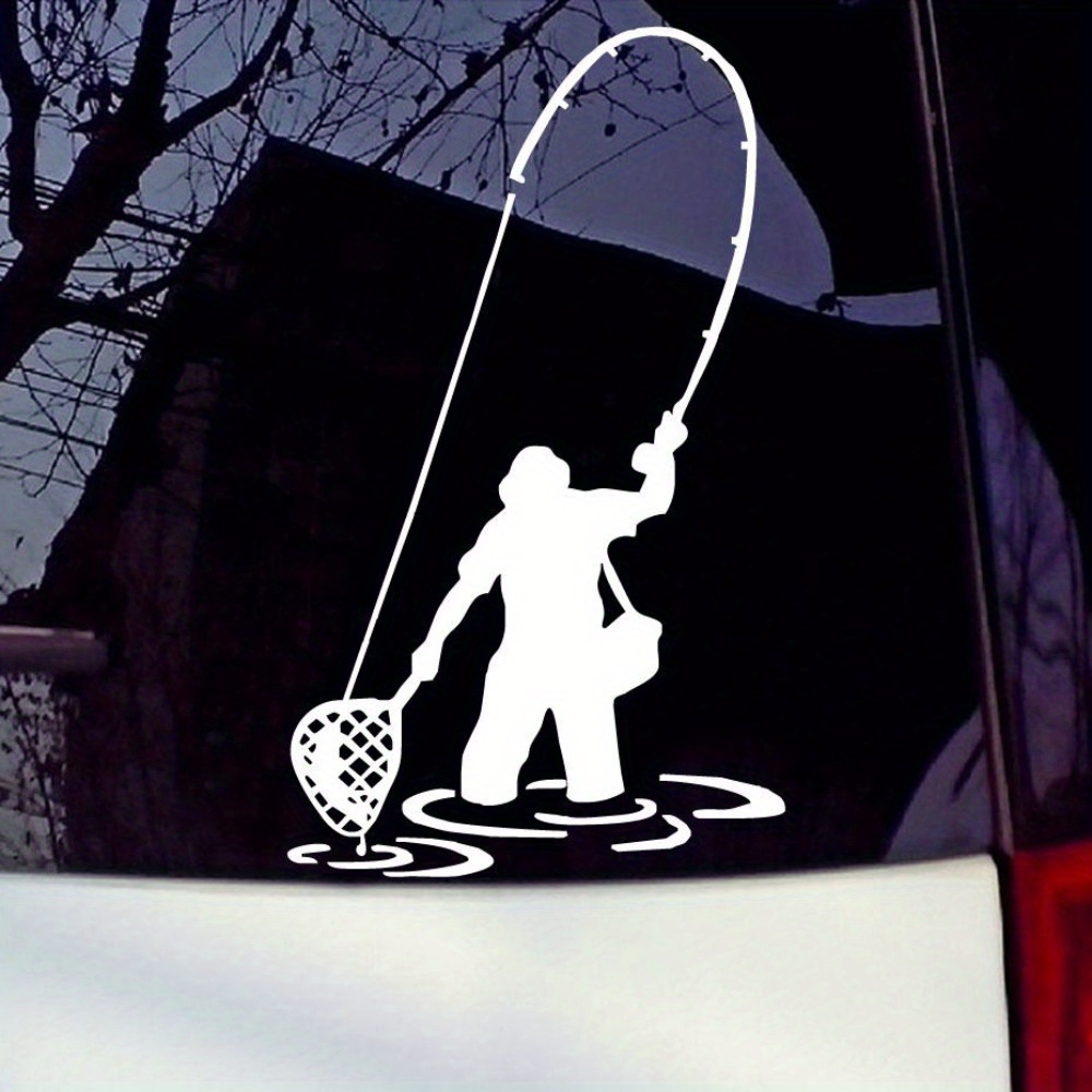 Fly Fishing Sticker Fly Fisherman Decal Love Small Van Stickers For Kids  Car