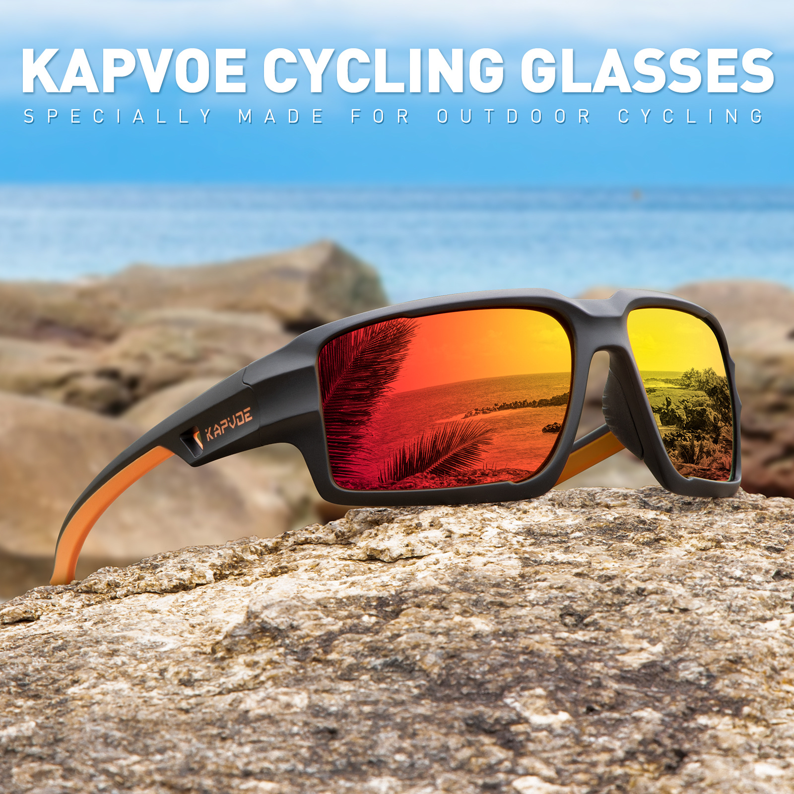  ROCKBROS Gafas de sol fotocromáticas para hombre, gafas de sol  de ciclismo, gafas deportivas para bicicleta : Deportes y Actividades al  Aire Libre