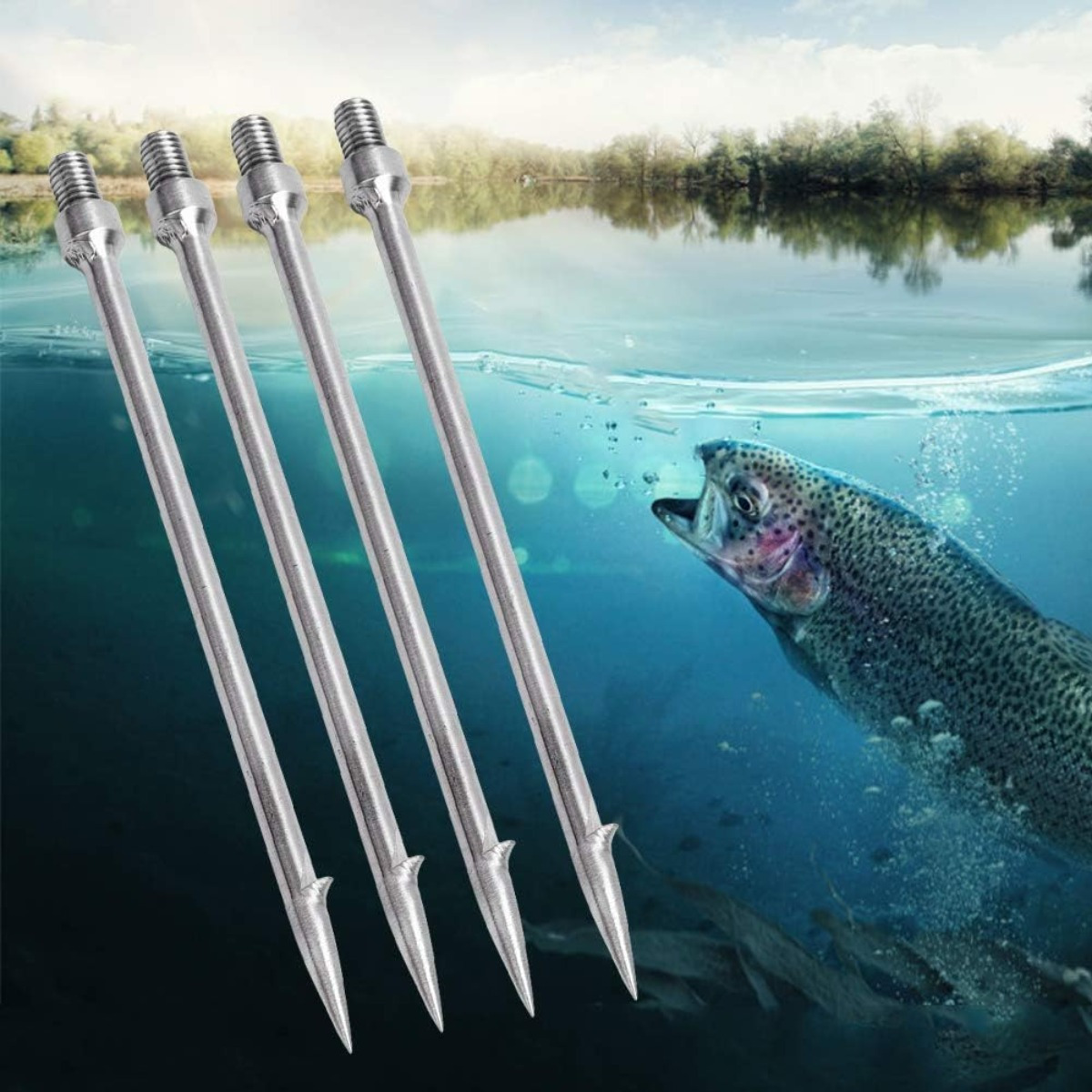 1pc Fishing Spear 3 4 5 Prong Portable Diving Ice Fishing - Temu Canada