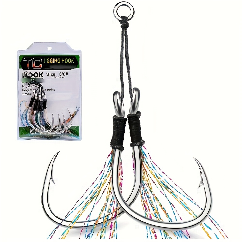 6pcs/set Ice Fishing Hooks, Mini Glowing Hooks For Winter Fishing, Portable  Outdoor Fishing Accessories