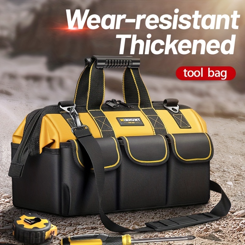 Bolsa de herramientas de 19 bolsillos, organizador de bolsas de  herramientas, bolsa de herramientas para electricista, bolsa de  herramientas HVAC