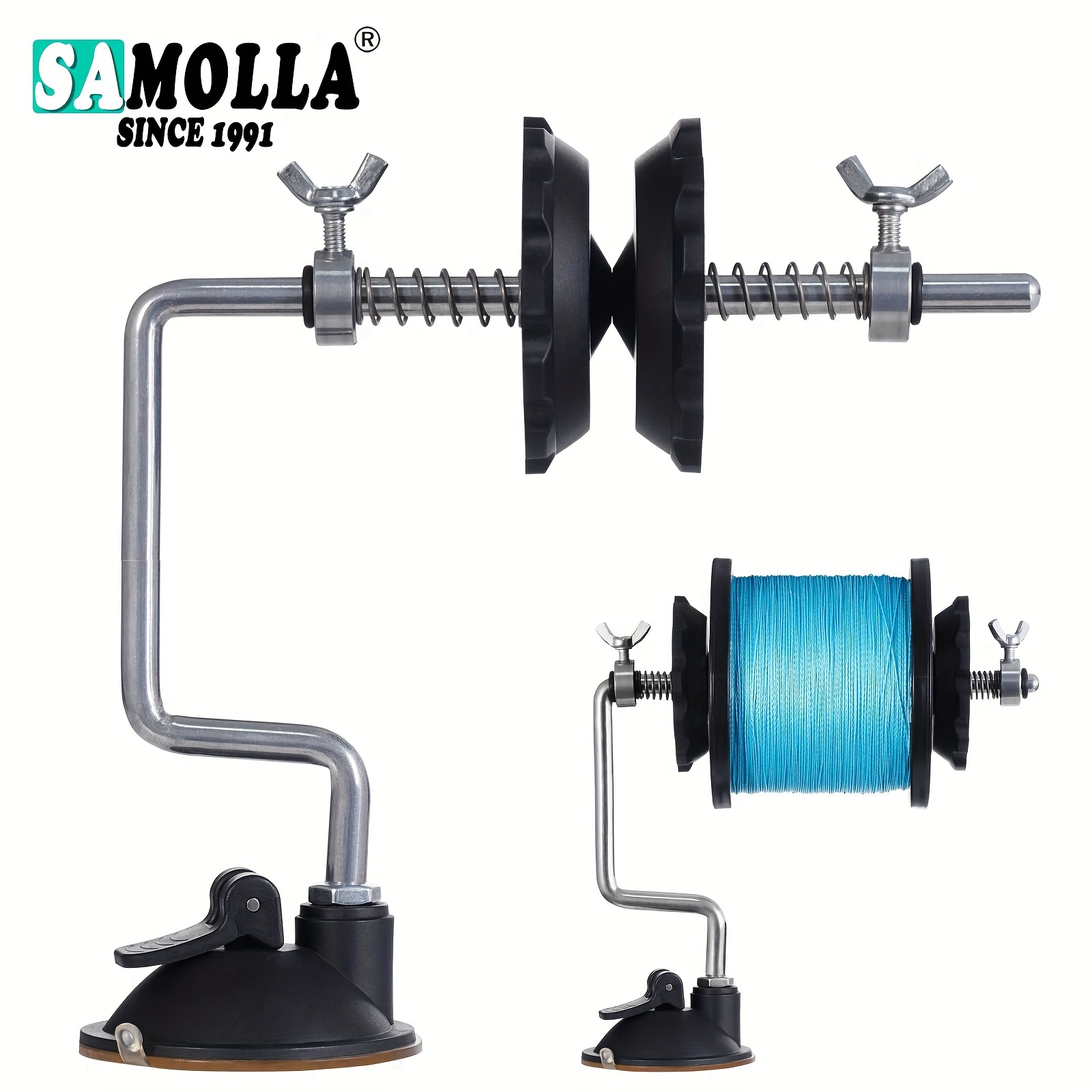 Bobinador de línea Reel Winder II, soporte de carrete para carretes de  carrete