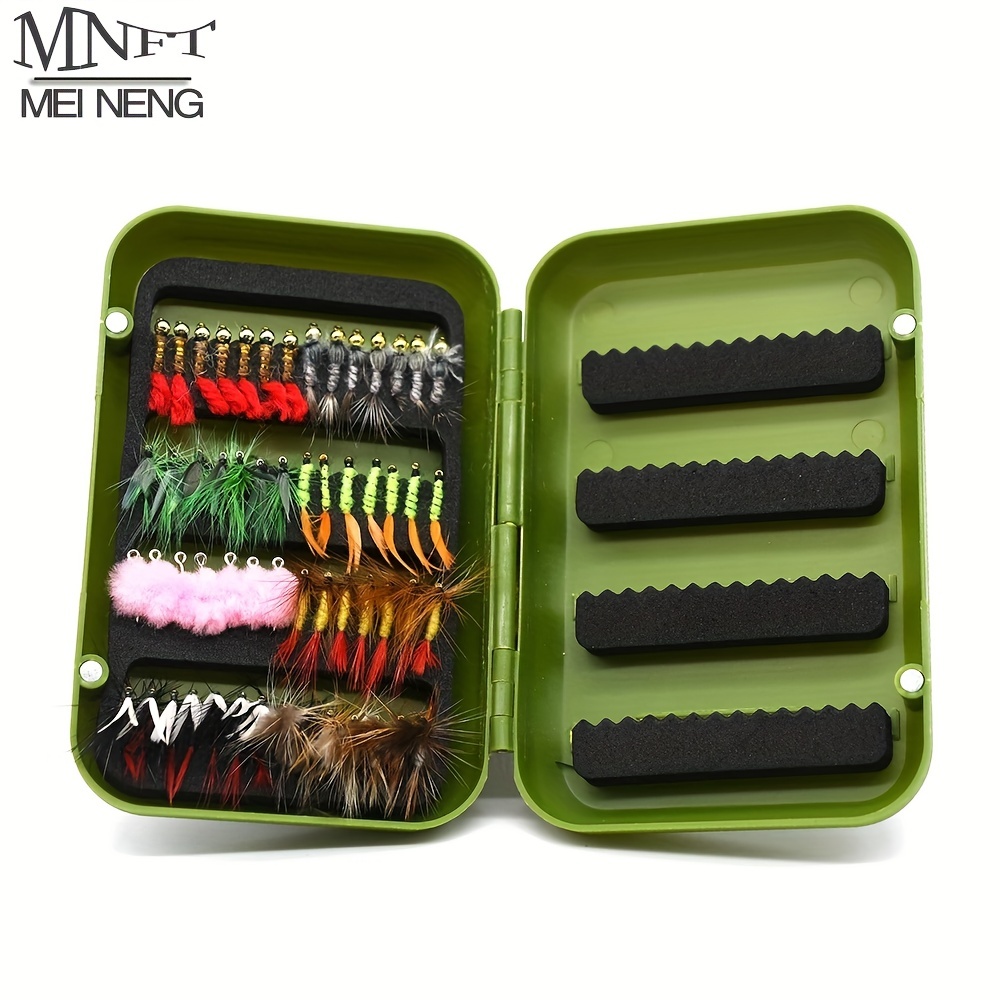 MNFT Portable Fly Fishing Dry/Wet/Nymph Storage Case Box Plastic
