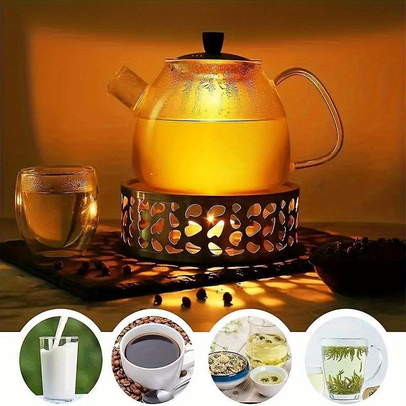 Japanese Tea Stove Ceramic Pottery Vintage Base Candle Heater Teaware  Accessories Warmer Warm Tea Stoves Teapot