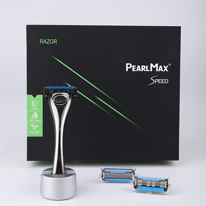 MAX® Razor Blade 6 + 1 - acier inoxydable à cinq couches - Tête de rasage  rotative 