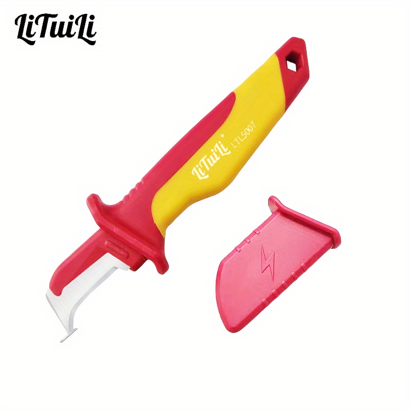 Cable Knife Stripping Tool, Cable Splicing Knife Insulation Electrician  Knife Cable Stripper Dismantling Knife Quick Strip Cable Stripper Cutter  50mm