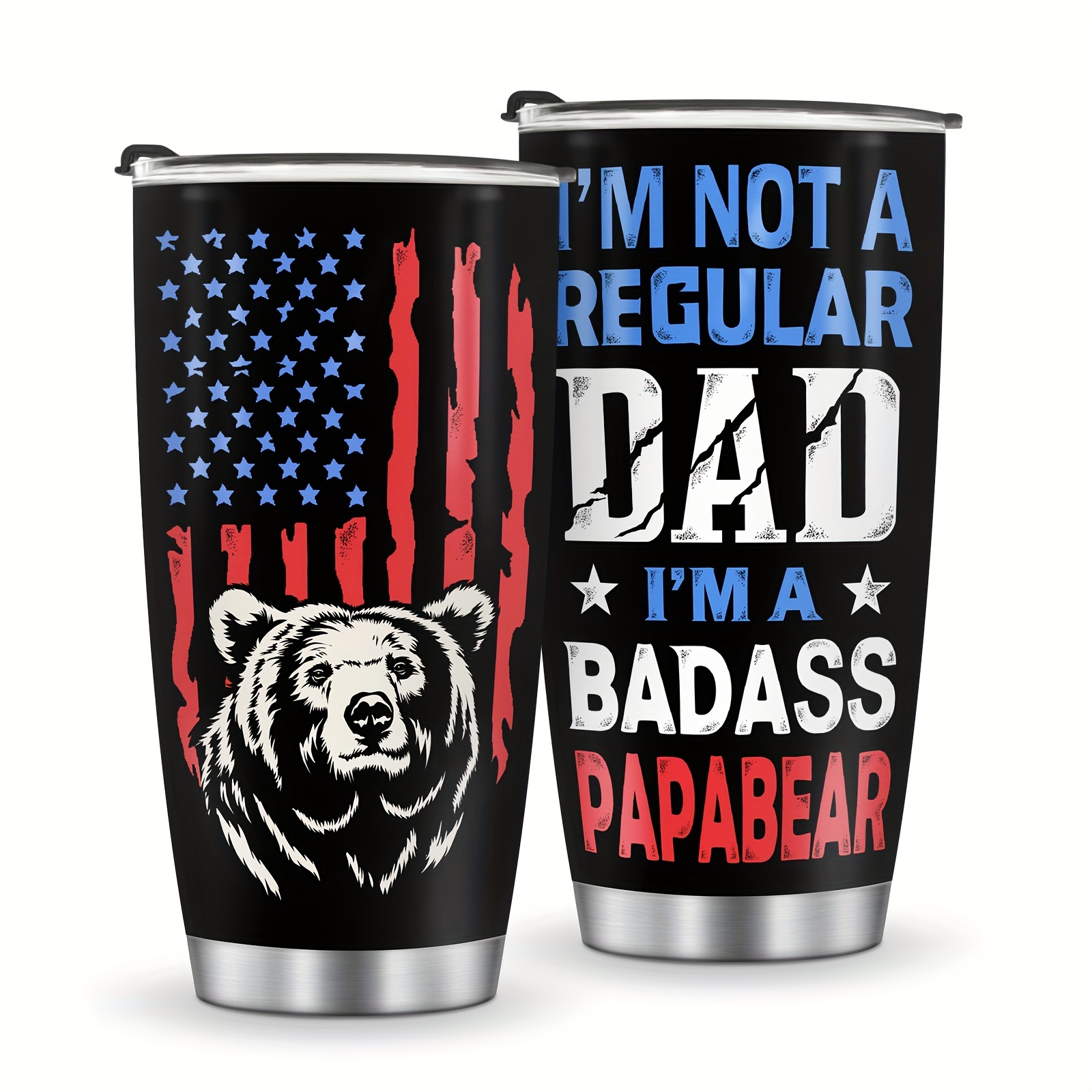 TERMO PAPA 30oz Stainless Tumbler Coffe Mug Father's Day Gift