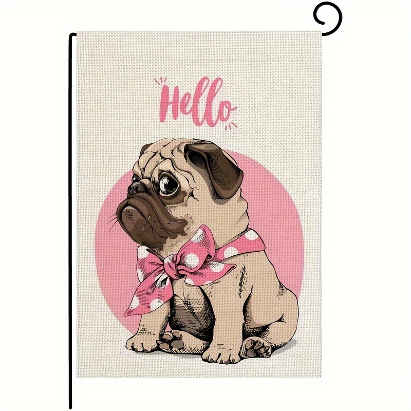 Mantel individual de tela - Bulldogs pink