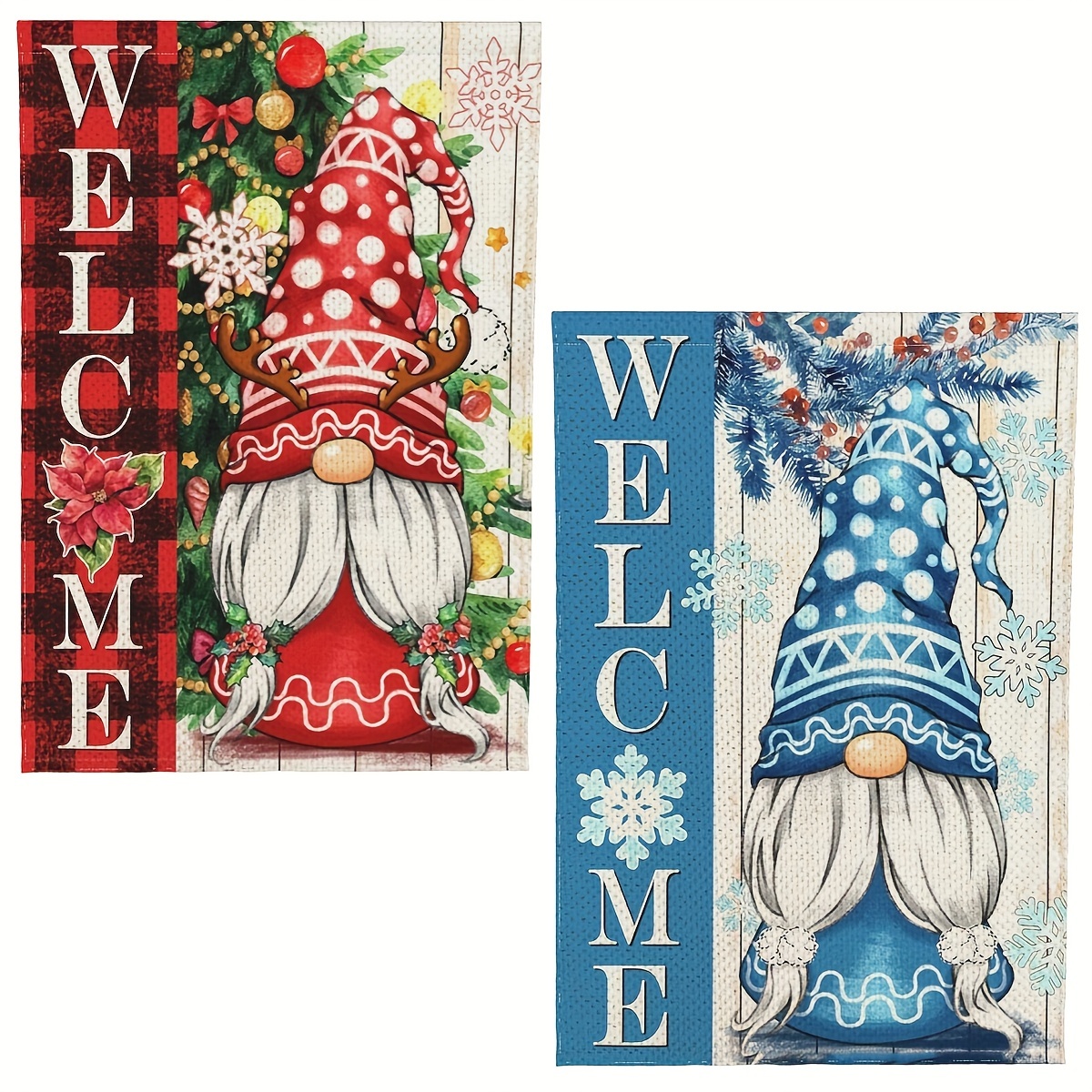 Cute Squirrel Merry Christmas Garden Flag Waterproof - Temu