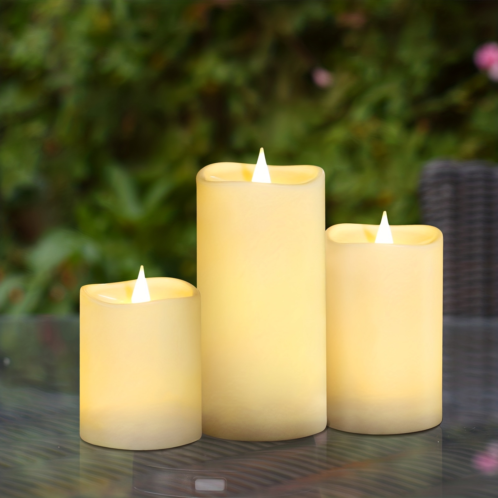 Costco flickering store flameless candles