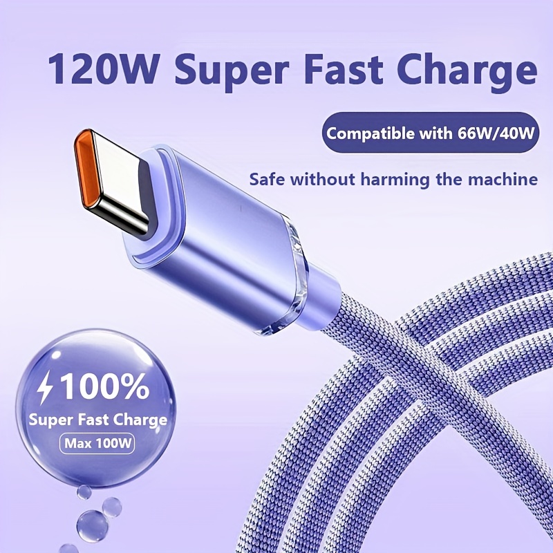USB C Cable Fast Charging 100W 5A  E-Marker & Aluminum, iPhone 15