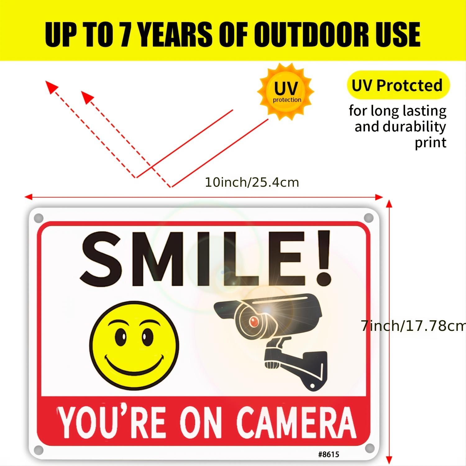Pack de 2 carteles de videovigilancia CCTV