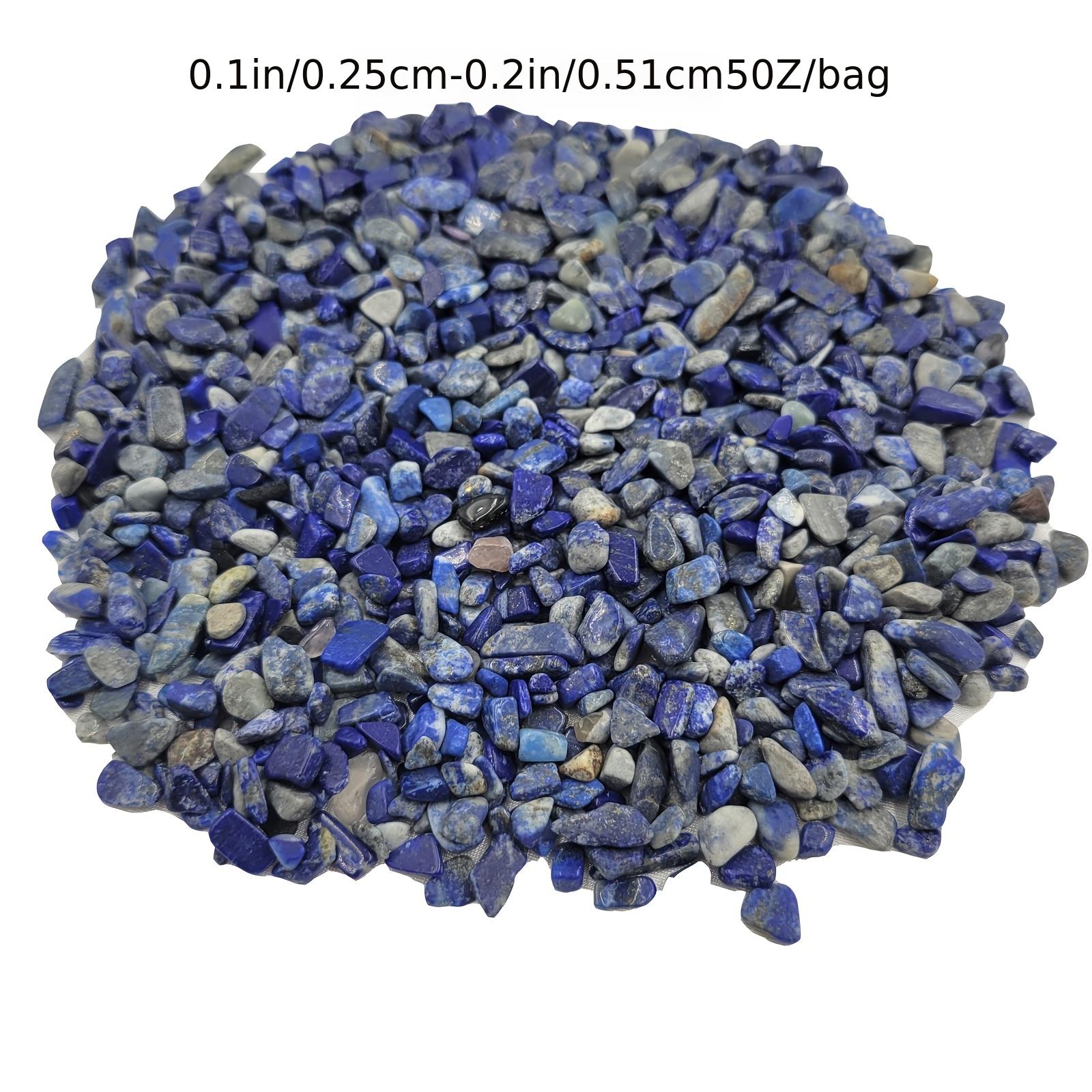 Natural Lapis Lazuli Tumbled Chips Stone Crushed Healing - Temu