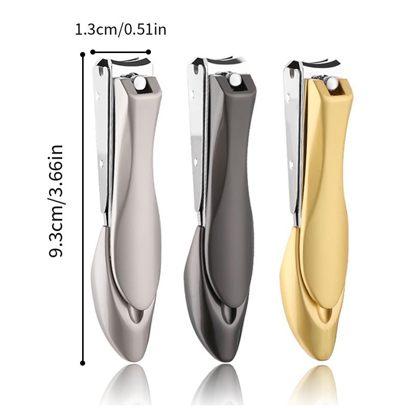 Sharp & Durable Stainless Steel Nail Clippers with Catcher - Perfect for  Thick Nails of Men & Women!