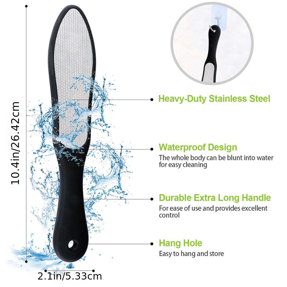 Stainless Steel Foot File Callus Remover - Professional Foot Scrubber