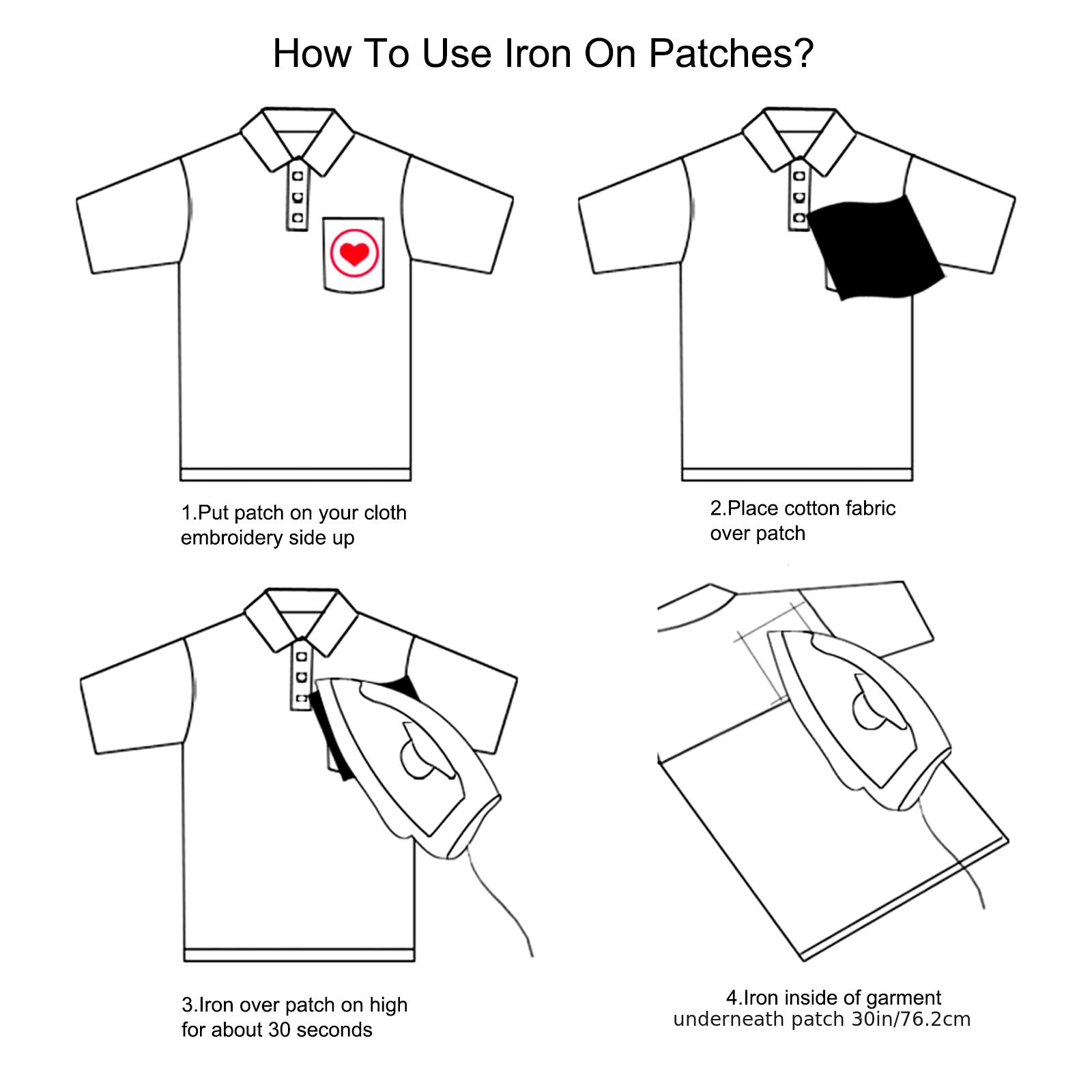 How to FIX your Clothes with IRON ON PATCHES 
