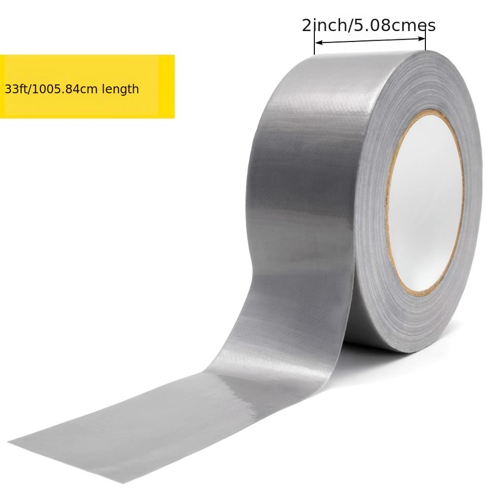 Cinta de papel de aluminio negro de 2 pulgadas x 65 pies, 3.94 mil,  resistente al calor y al frío, cinta de lámina negra para sellar y parchear  HVAC