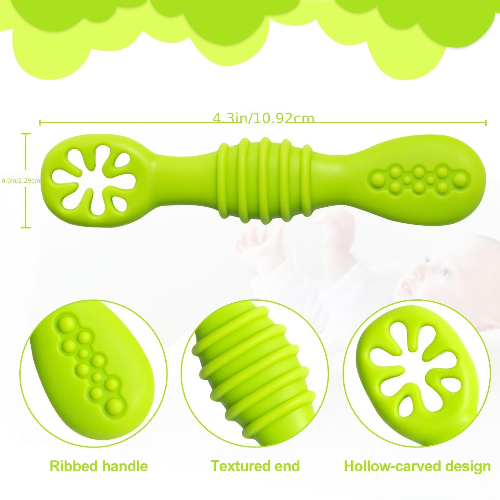 Silicone Baby Spoons Set: Self-feeding Spoons For Toddlers, Bpa-free & Ages  4+ Months - Temu Italy