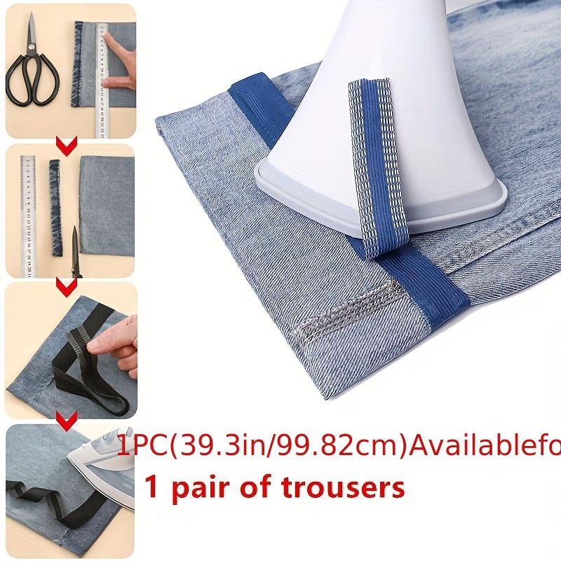 TRGGBH Self-Adhesive Hem Tape for Edge Shorten Pants Curtains Dress Jeans  Clothes, No Sew No Iron Hemming Tape, Iron on Fabric Sewing Tape Adhesive
