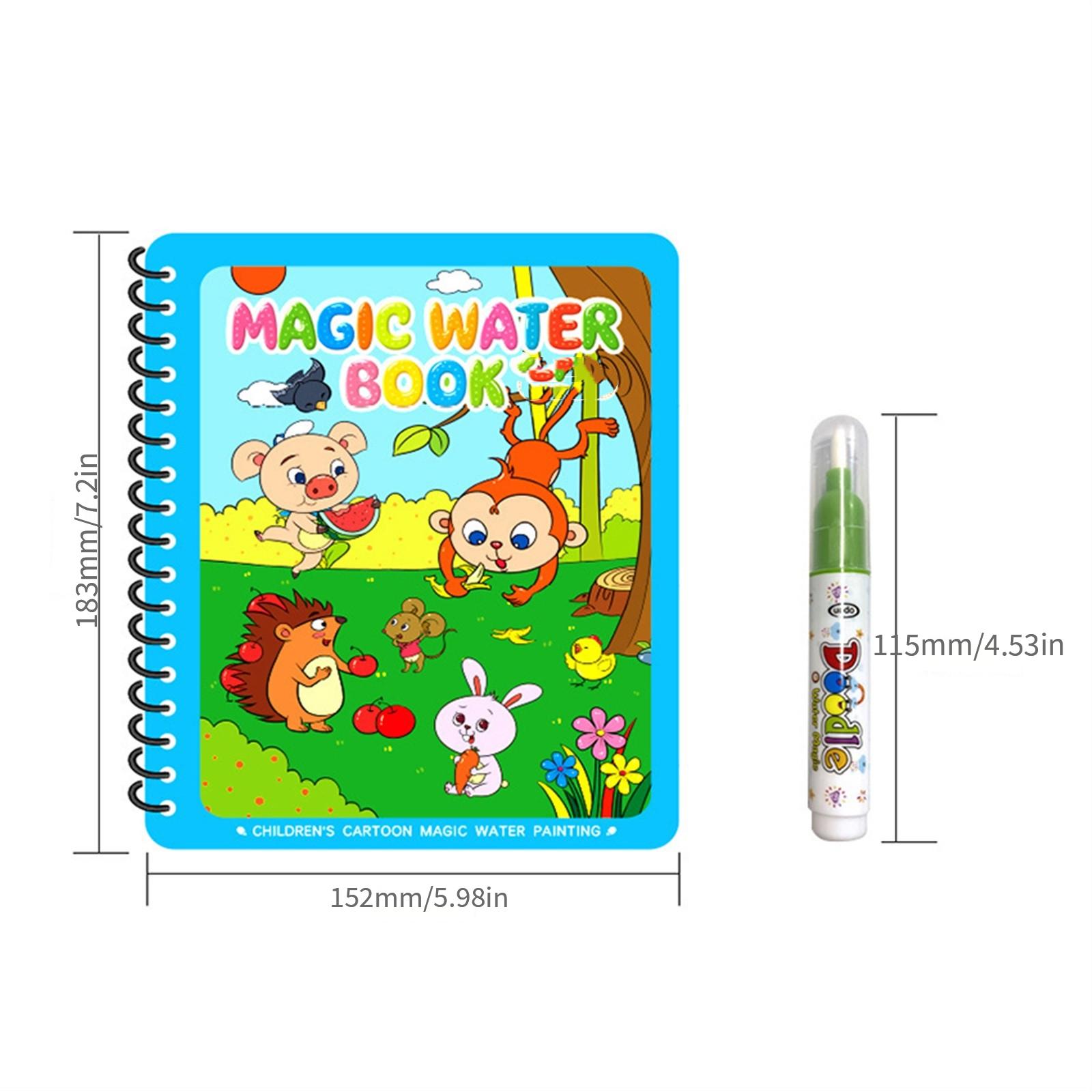 Water Coloring Books for Toddlers, Water Painting Book for