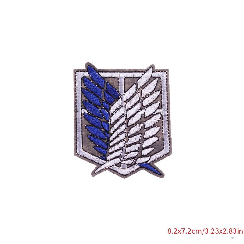 Attack On Titan Fabric Iron On Patches - Temu