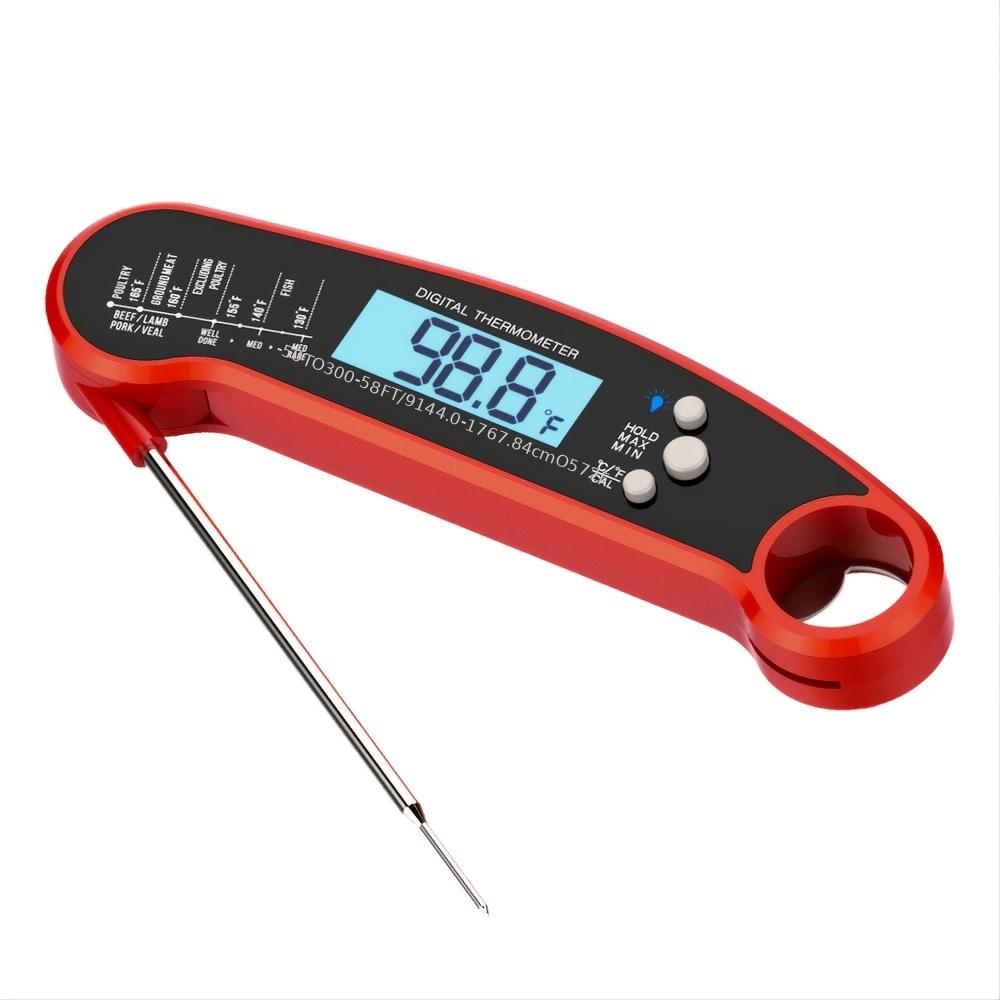 Alpha Grillers Instant Read Meat Thermometer for Grill and Cooking. Best  Waterproof Ultra Fast Thermometer with Backlight & Calibration. Digital  Food Probe for Kitchen, Outdoor Grilling and BBQ! 