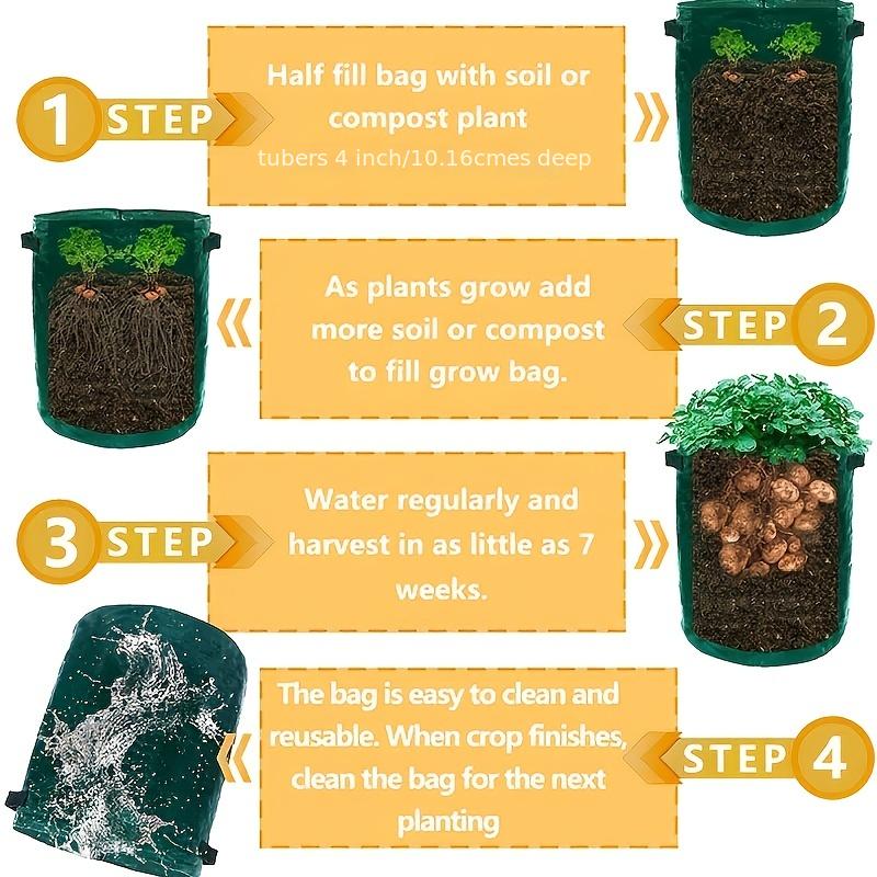 Reusable Potato Planting Pouches - Fun for Kids & Adults