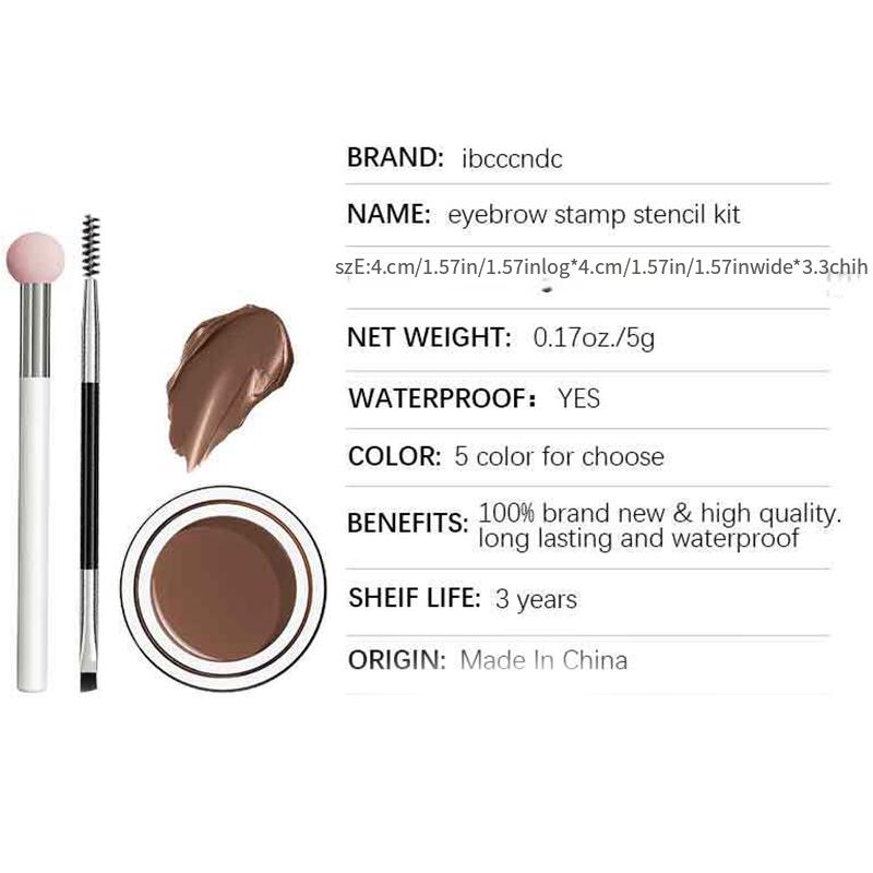 Brow Pomade Eyebrow Stamp Stencils Kit Eyebrow Kit Universal